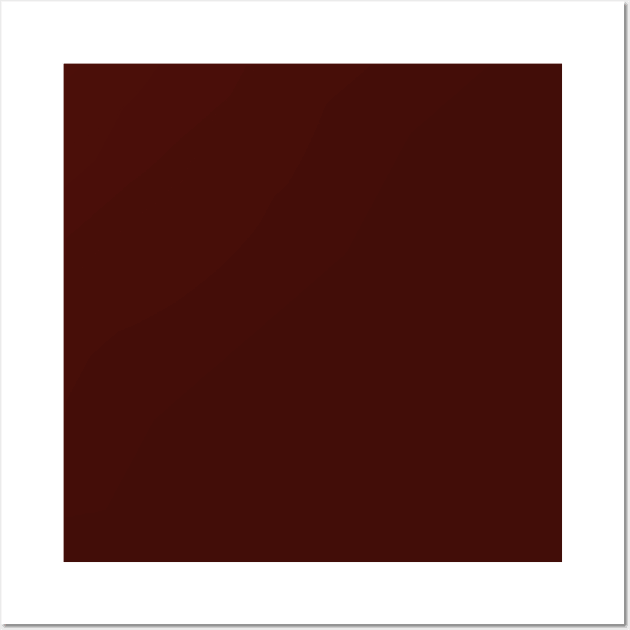 Mahogany Red, Solid Red Wall Art by Gsallicat